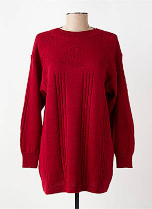 Pull col bateau manches longues rouge ARMOR LUX femme