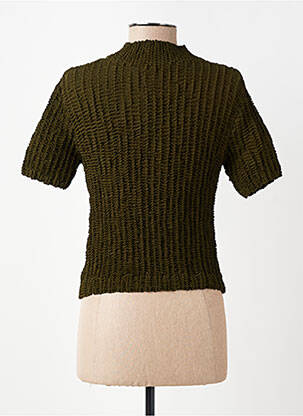 Top stretch manches courtes vert KATMAI femme