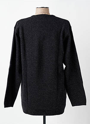 Pull tissage chiné manches longues gris ARMOR LUX femme