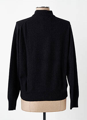Pull stretch manches longues noir MONTAGUT femme