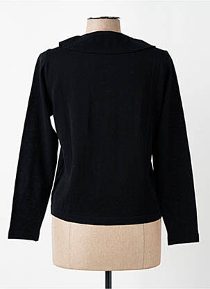 Gilet manches longues stretch noir MONTAGUT femme