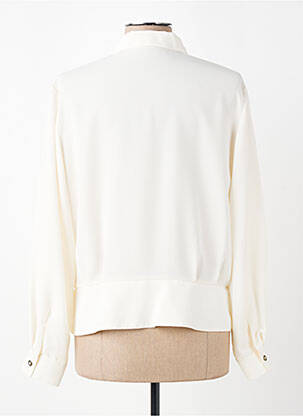 Chemisier coupe fluide manches longues beige PIER BÉ femme