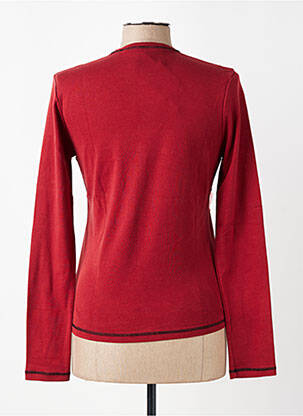 T-shirt manches longues manches longues rouge CAP JULUCA femme