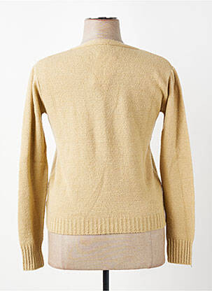 Pull coupe cintrée manches longues beige FINETTE femme