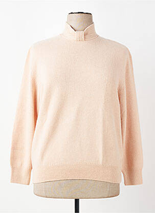Pull resserrée sur le bas manches longues rose MONTAGUT femme