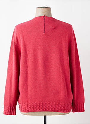 Pull stretch manches longues rose MONTAGUT femme