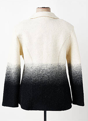 Veste casual coupe cintrée beige CLAUDE DE SAIVRE femme