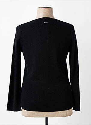 Pull col v manches longues noir ARMOR LUX femme