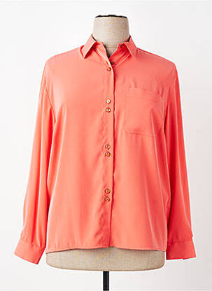 Chemisier coupe fluide manches longues orange PIER BÉ femme