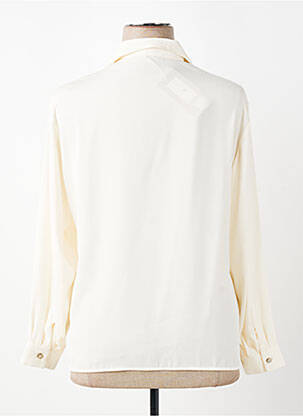 Chemisier tissage crêpe manches longues beige PIER BÉ femme