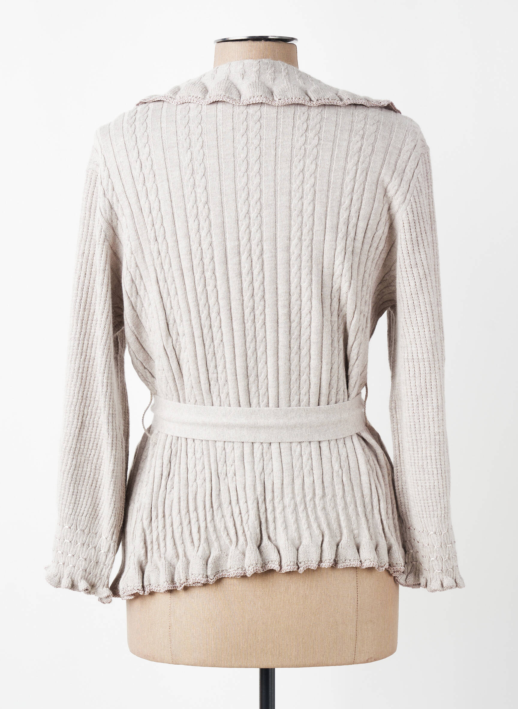 Twin-set coupe cintrée gris FINETTE femme