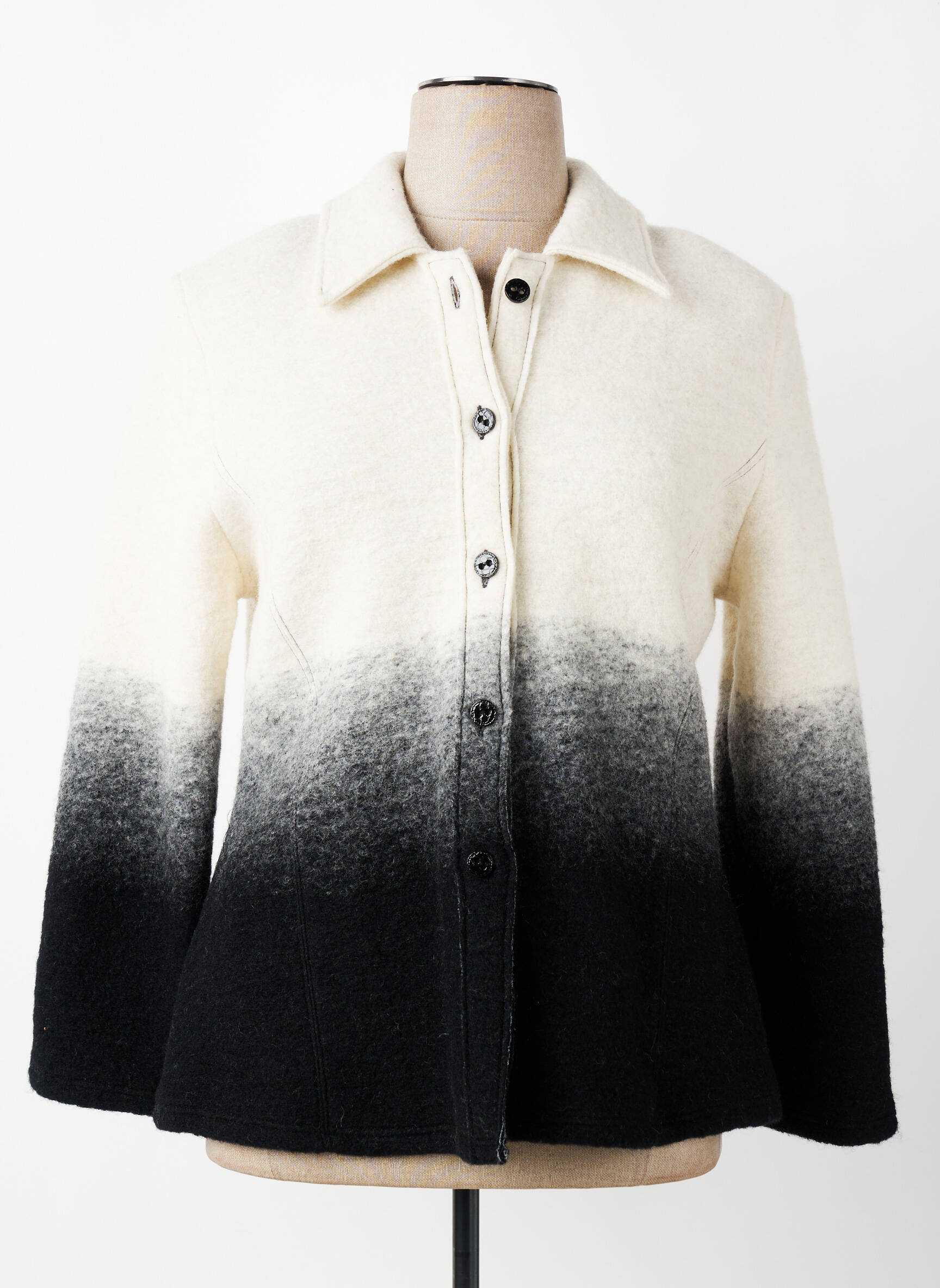 Veste casual coupe cintrée beige CLAUDE DE SAIVRE femme