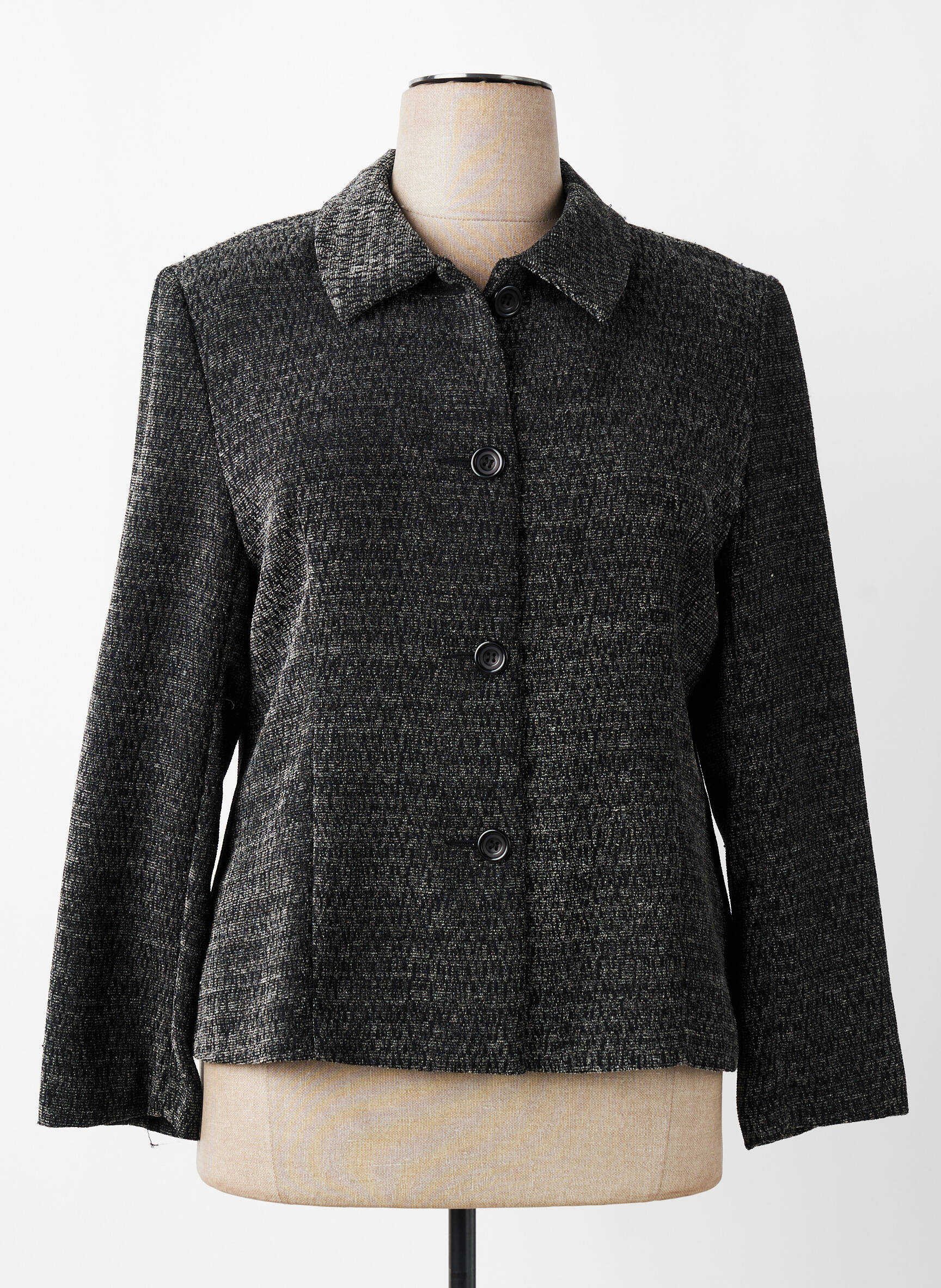 Veste casual coupe cintrée noir PRUNELLE femme