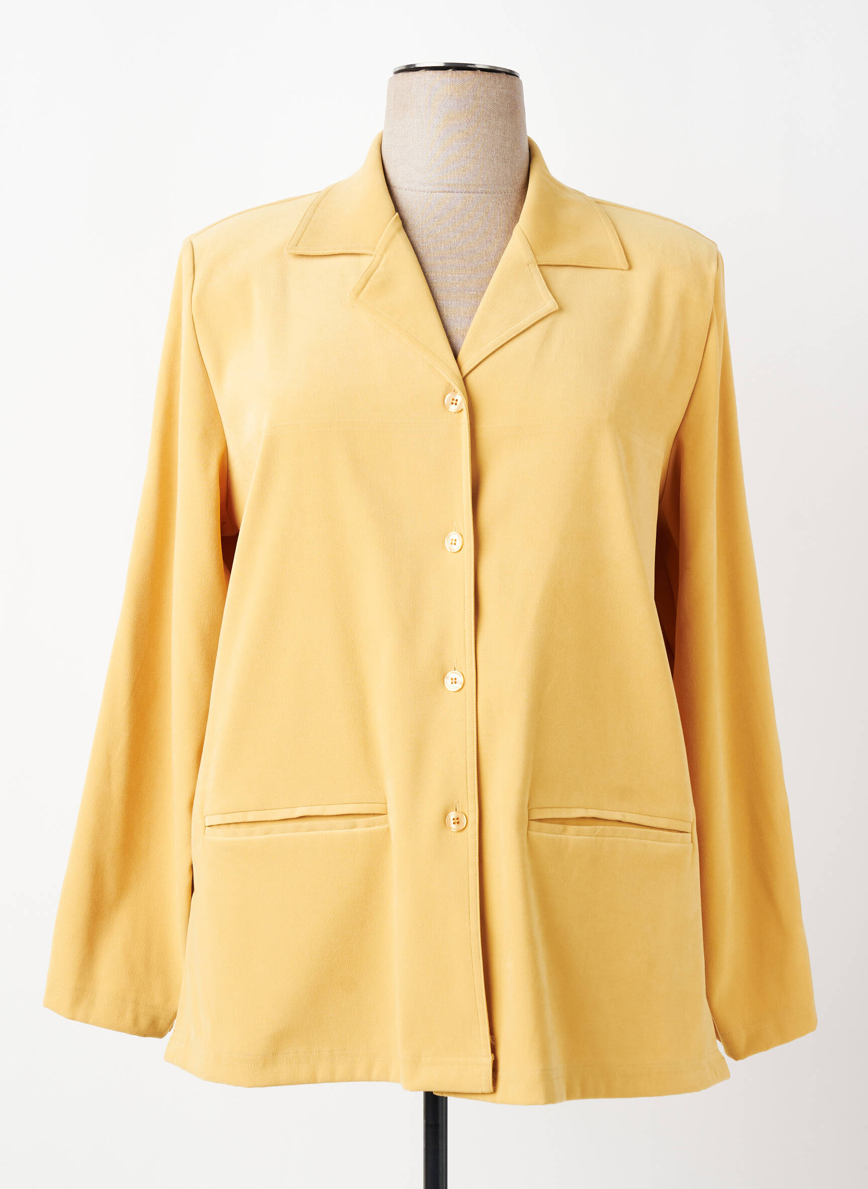Blazer poches jaune PRUNELLE femme