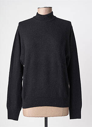Pull stretch manches longues noir MONTAGUT femme
