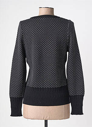 Pull stretch manches longues noir MONTAGUT femme