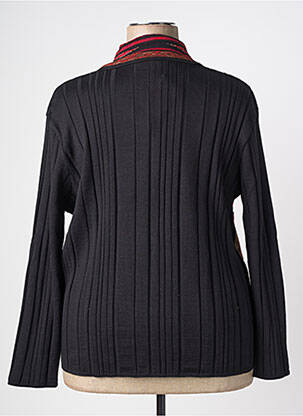 Gilet manches longues stretch noir RODAM femme