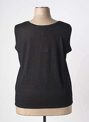 Top stretch sans manche noir PIER BÉ femme