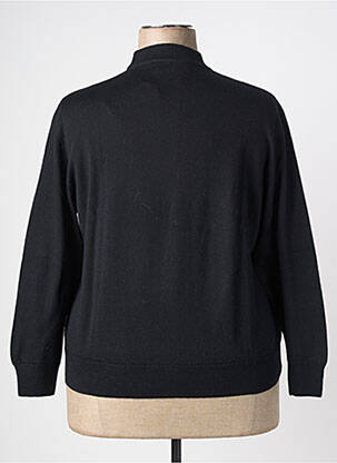 Pull stretch manches longues noir MONTAGUT femme