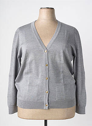 Gilet manches longues stretch gris ARMOR LUX femme
