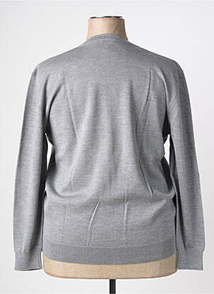 Gilet manches longues resserrée sur le bas gris ARMOR LUX femme