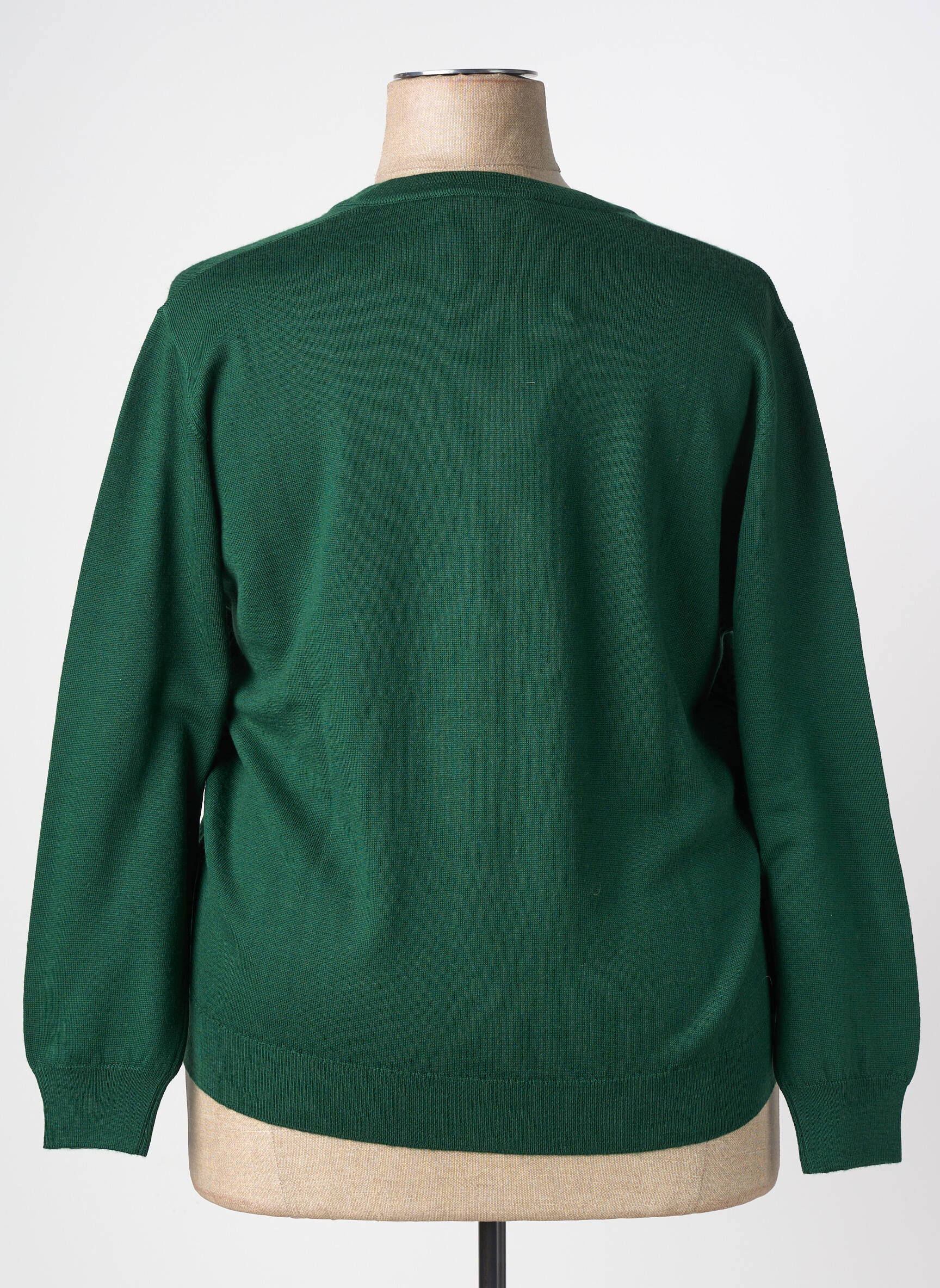 Gilet manches longues stretch vert MANTERO femme