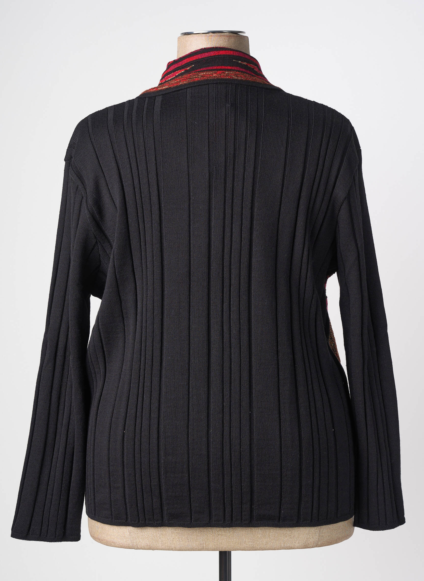 Gilet manches longues stretch noir RODAM femme