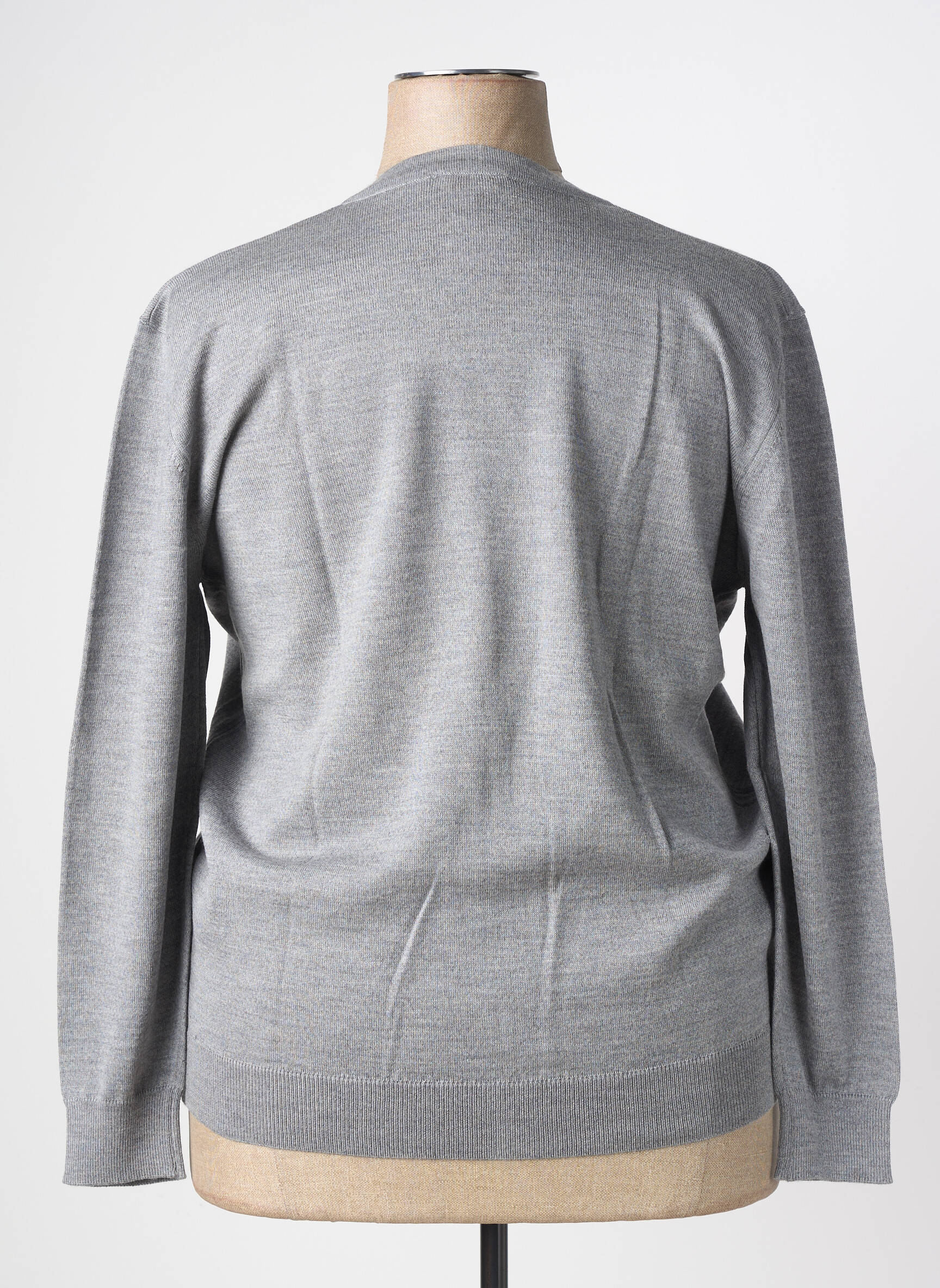 Gilet manches longues stretch gris ARMOR LUX femme