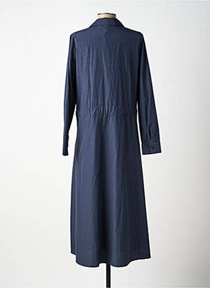Robe longue manches longues manches longues bleu SOYACONCEPT femme