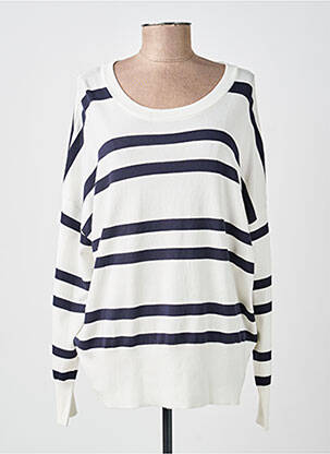 Pull stretch manches longues bleu SOYACONCEPT femme