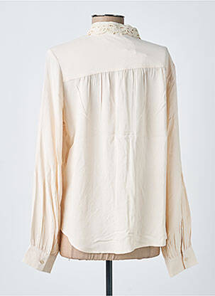 Chemisier coupe fluide manches longues beige SOYACONCEPT femme