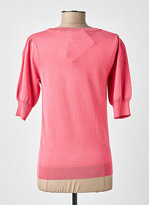 Pull stretch manches courtes rose SOYACONCEPT femme