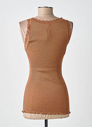 Top stretch sans manche marron SOYACONCEPT femme