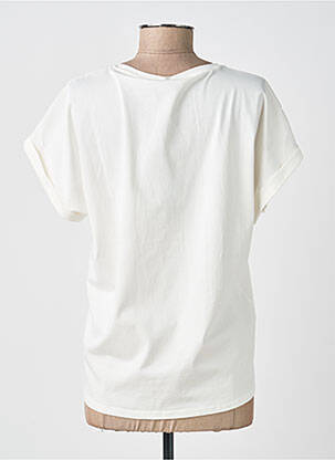 T-shirt coupe droite manches courtes beige SOYACONCEPT femme