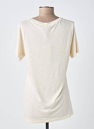 T-shirt col v manches courtes beige SOYACONCEPT femme