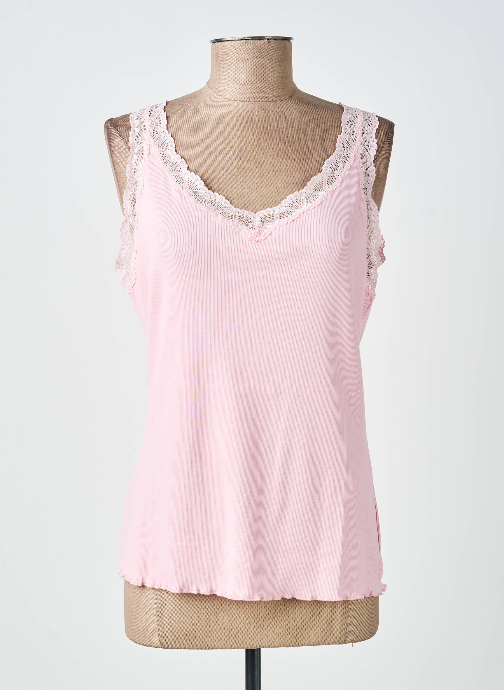 Top stretch sans manche rose SOYACONCEPT femme
