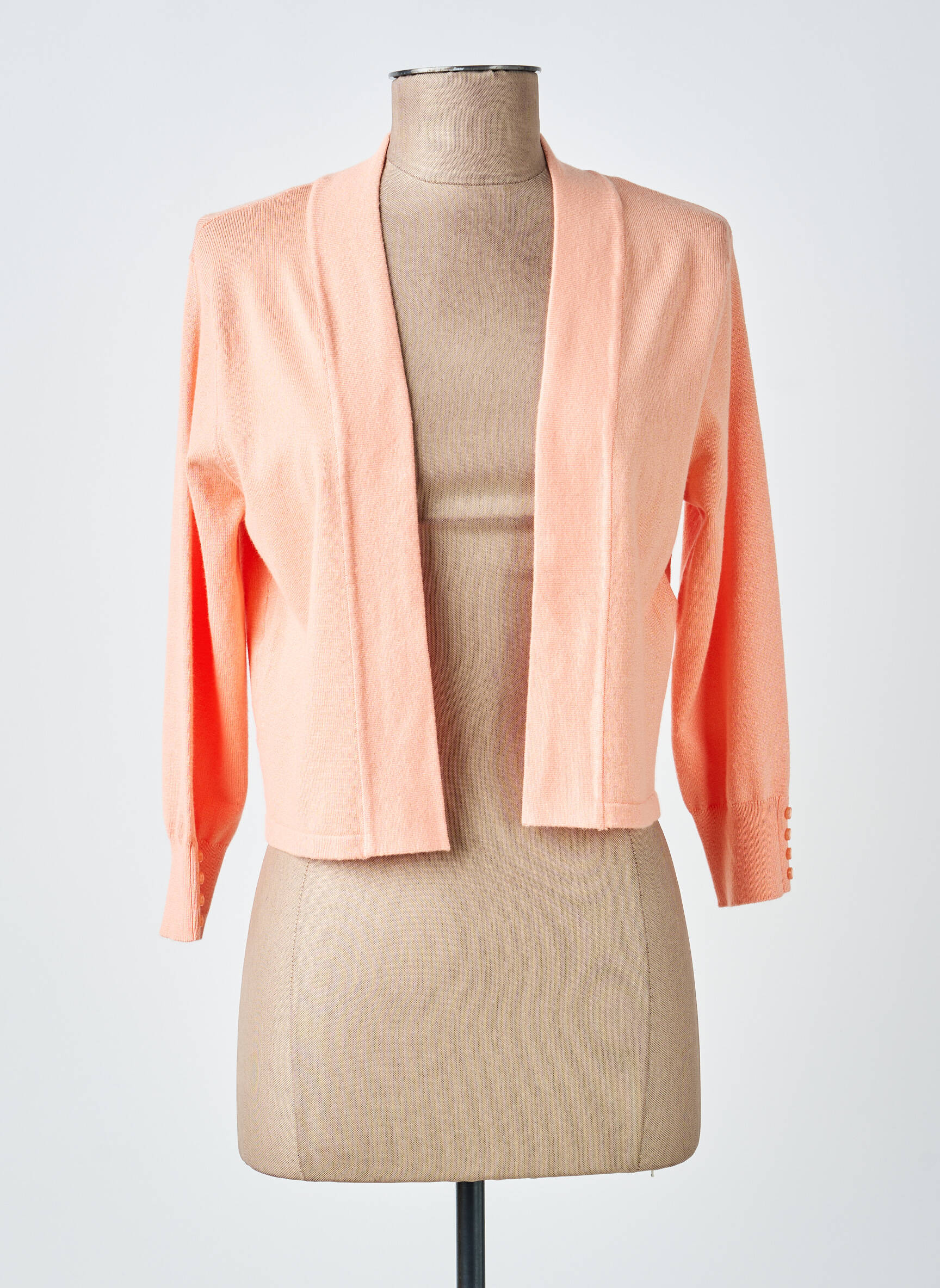 Gilet manches longues manches 3/4 orange SOYACONCEPT femme