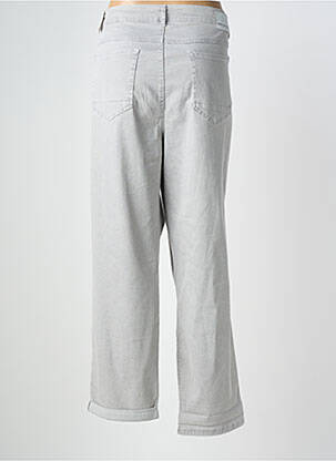 Jeans coupe droite stretch taille normale gris ANNA MONTANA femme