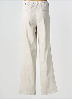 Pantalon large tissage popeline taille normale gris ANNA MONTANA femme