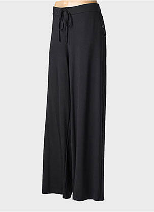 Pantalon large poches taille normale noir MALOKA femme
