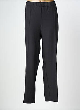 Pantalon droit stretch taille normale noir ANNA MONTANA femme