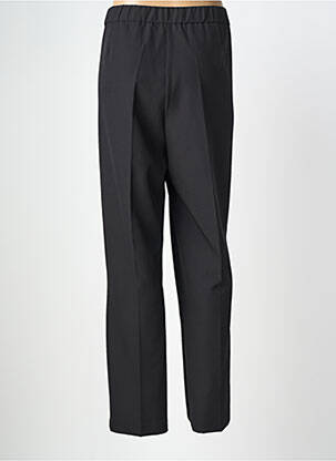 Pantalon droit stretch taille normale noir ANNA MONTANA femme