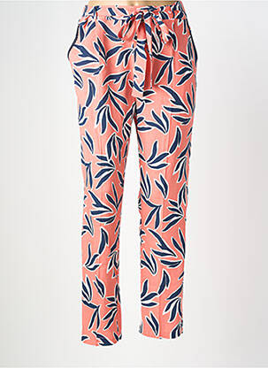 Pantalon slim taille élastique taille normale rose ÉTYMOLOGIE femme