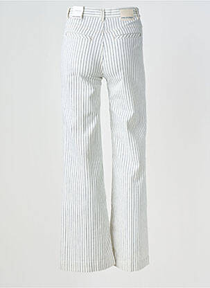 Jean coupe flare stretch taille haute bleu ANNA MONTANA femme