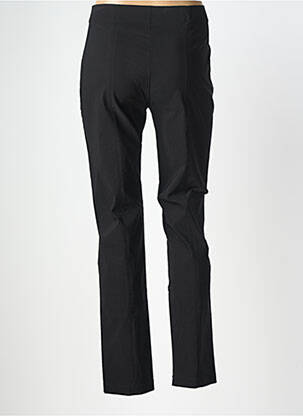 Pantalon slim taille haute taille haute noir ANNA MONTANA femme