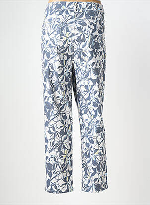 Pantalon slim tissage popeline taille normale gris ANNA MONTANA femme