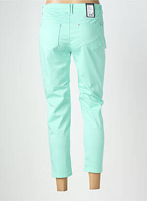 Pantalon 7/8 stretch taille normale vert ANNA MONTANA femme
