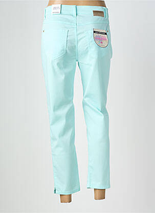 Pantalon 7/8 stretch taille normale bleu ANNA MONTANA femme