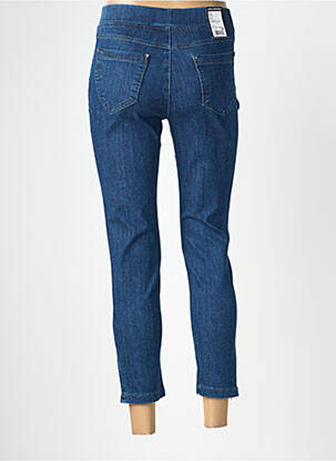 Jeans coupe slim stretch taille normale bleu ANNA MONTANA femme