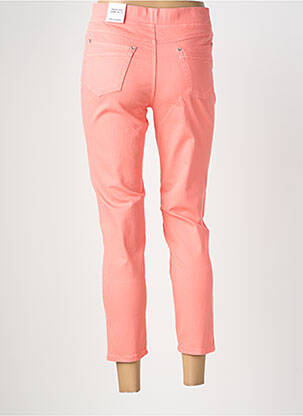Pantalon 7/8 stretch taille normale orange ANNA MONTANA femme